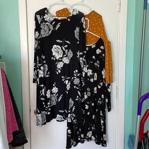 Bundle of old navy long sleeve tunic dresses